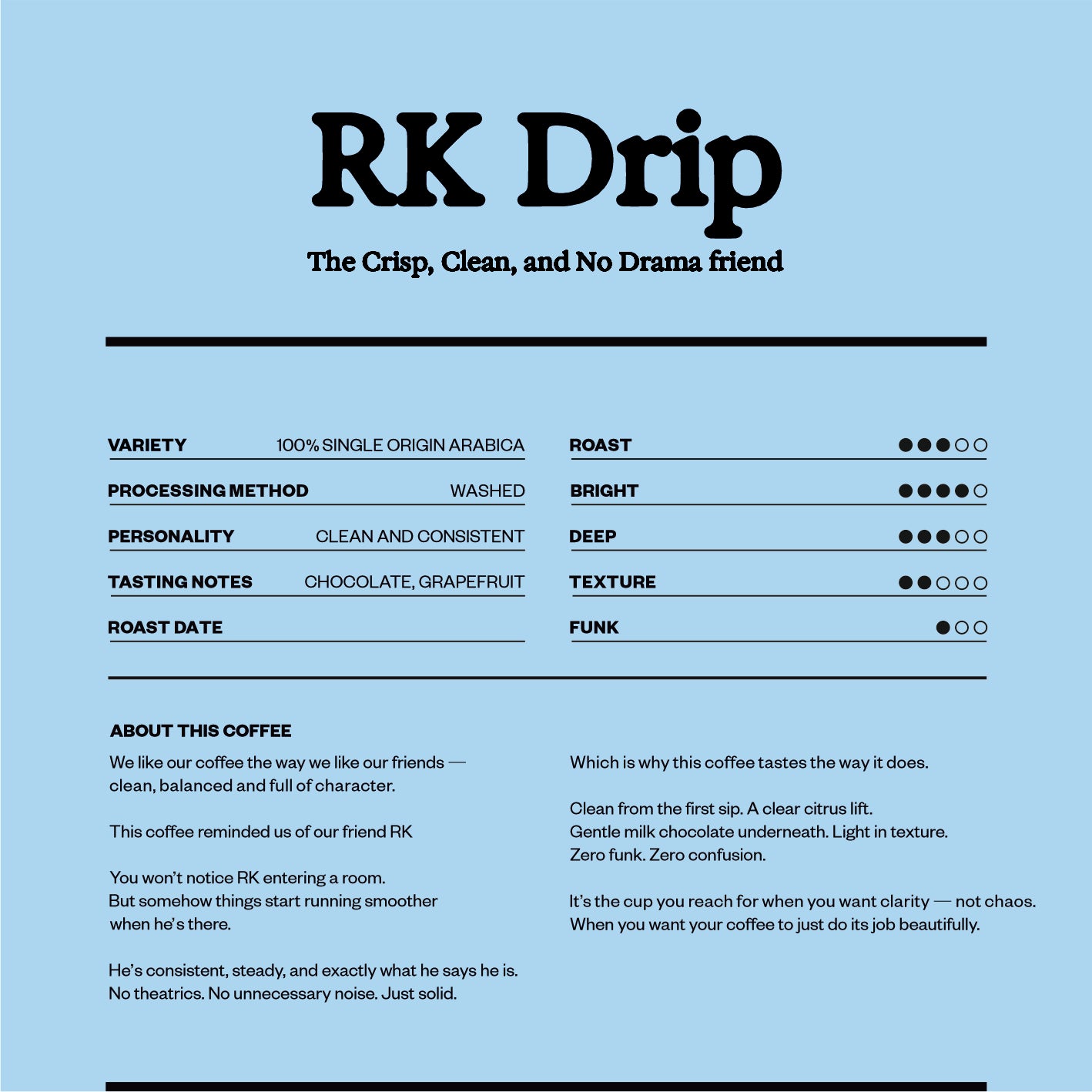 RK Drip - The No Drama Friend