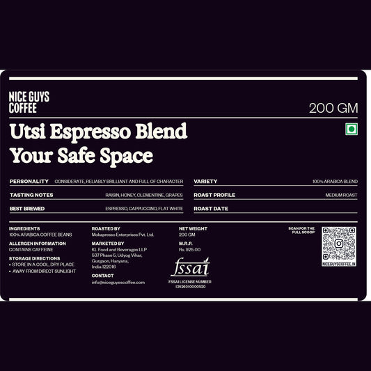 Utsi Espresso Blend - Your Safe Space